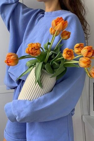 Style Core Aesthetics, New Style Trends - Comfy Life Sweatshirt & Shorts Co-Ord