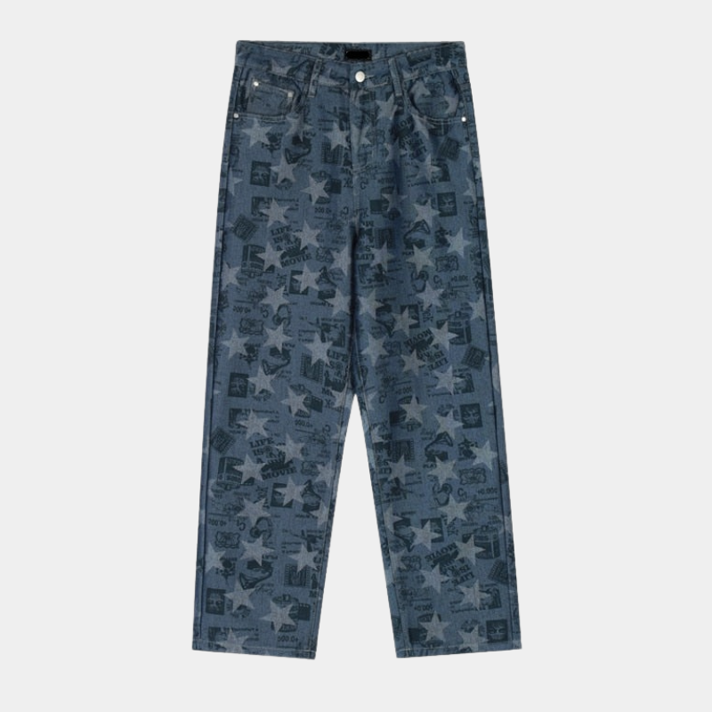 Style Core Aesthetics, New Style Trends - 'Comic' Jeans