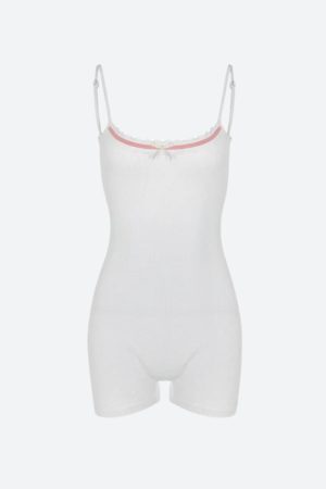 Style Core Aesthetics, New Style Trends - Coquette Bow Backless Bodysuit