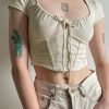 Style Core Aesthetics, New Style Trends - Coquette Cropped Corset Top
