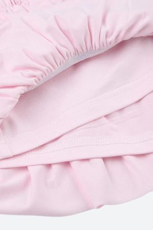 Style Core Aesthetics, New Style Trends - Coquette Layered Bow Mini Skort