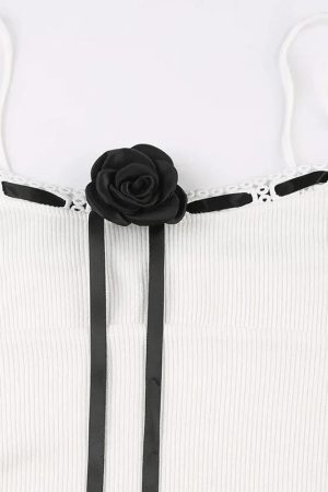 Style Core Aesthetics, New Style Trends - Coquette Rose Corduroy Mini Dress