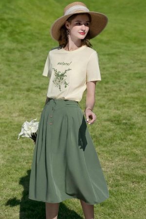 Style Core Aesthetics, New Style Trends - Cottagecore Natural Tee