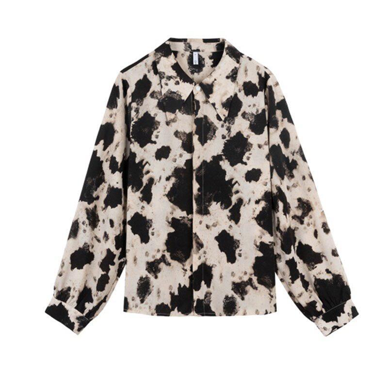 Style Core Aesthetics, New Style Trends - Cow Print Blouse Style Core Aesthetics, New Style Trends - Cow Print Blouse