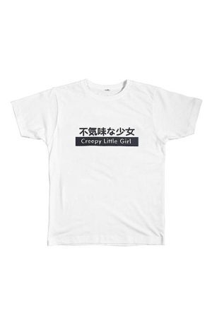 Style Core Aesthetics, New Style Trends - Creepy Little Girl T-Shirt