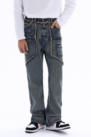 Style Core Aesthetics, New Style Trends - 'Crossed' Jeans
