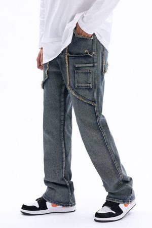 Style Core Aesthetics, New Style Trends - 'Crossed' Jeans