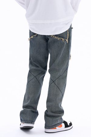 Style Core Aesthetics, New Style Trends - 'Crossed' Jeans