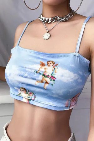 Style Core Aesthetics, New Style Trends - Cupid Angel Crop Top