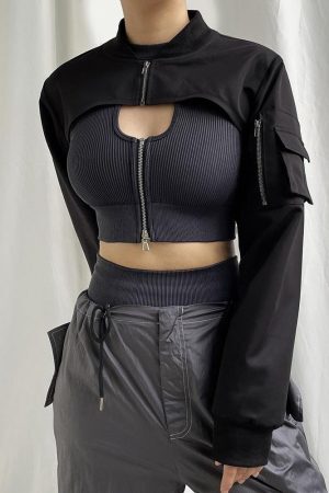 Style Core Aesthetics, New Style Trends - Cyberpunk Bolero Jacket