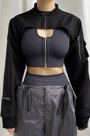 Style Core Aesthetics, New Style Trends - Cyberpunk Bolero Jacket