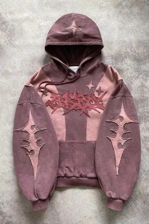 Style Core Aesthetics, New Style Trends - Cyberpunk Futuristic Patch Hoodie