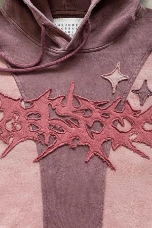 Style Core Aesthetics, New Style Trends - Cyberpunk Futuristic Patch Hoodie