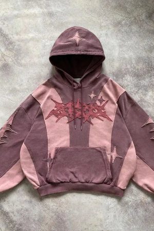Style Core Aesthetics, New Style Trends - Cyberpunk Futuristic Patch Hoodie