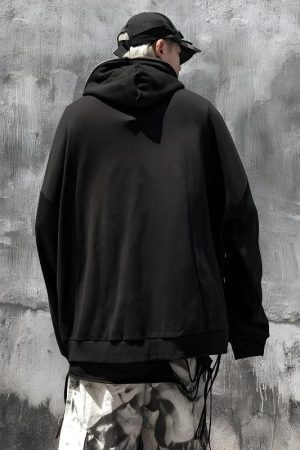 Style Core Aesthetics, New Style Trends - Cyberpunk Ghost Full Zip-Up Hoodie