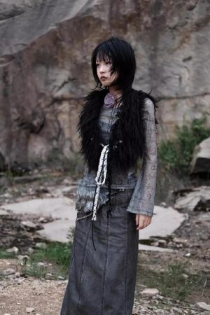 Style Core Aesthetics, New Style Trends - Cyberpunk Sheer Top