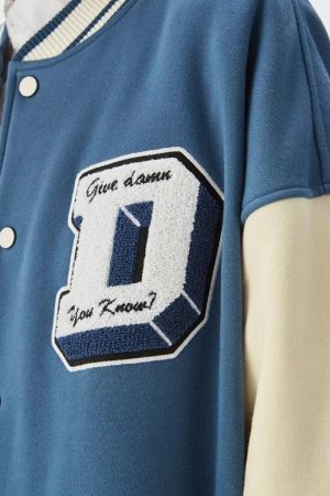 Style Core Aesthetics, New Style Trends - Damn It Varsity Jacket