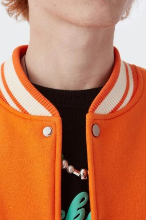 Style Core Aesthetics, New Style Trends - Damn It Varsity Jacket