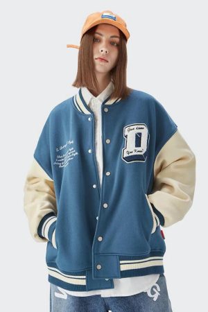 Style Core Aesthetics, New Style Trends - Damn It Varsity Jacket