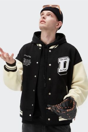 Style Core Aesthetics, New Style Trends - Damn It Varsity Jacket