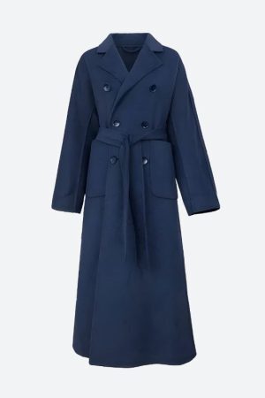 Style Core Aesthetics, New Style Trends - Dark Academia Belted Long Coat