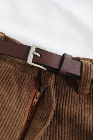 Style Core Aesthetics, New Style Trends - Dark Academia Corduroy Pants