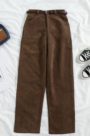 Style Core Aesthetics, New Style Trends - Dark Academia Corduroy Pants