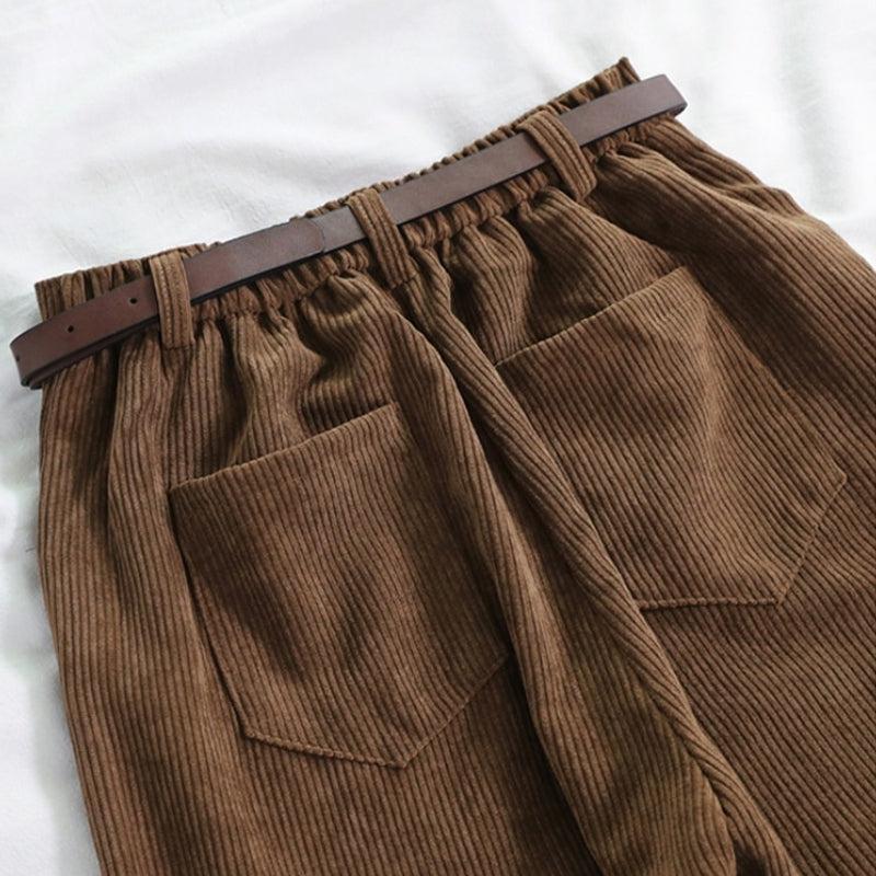 Style Core Aesthetics, New Style Trends - Dark Academia Corduroy Pants Style Core Aesthetics, New Style Trends - Dark Academia Corduroy Pants