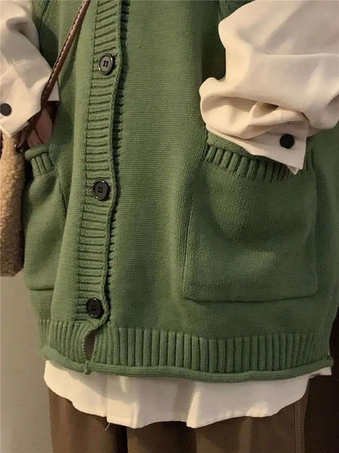 Style Core Aesthetics, New Style Trends - Dark Academia Deep V-Neck Sleeveless Cardigan Style Core Aesthetics, New Style Trends - Dark Academia Deep V-Neck Sleeveless Cardigan