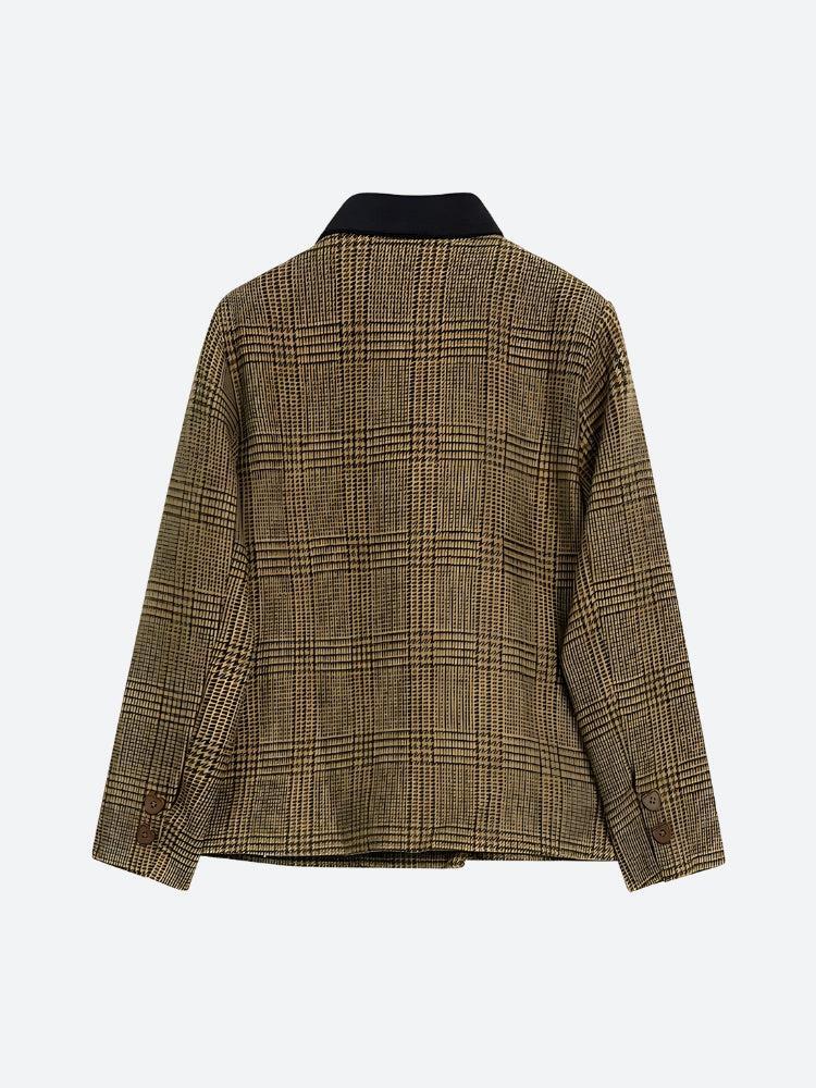 Style Core Aesthetics, New Style Trends - Dark Academia Plaid Two Piece Set Style Core Aesthetics, New Style Trends - Dark Academia Plaid Two Piece Set