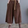 Style Core Aesthetics, New Style Trends - Dark Academia Wide Leg Corduroy Pants