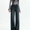 Style Core Aesthetics, New Style Trends - Dark Wash Straight Leg Denim Jeans