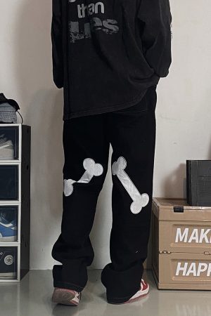 Style Core Aesthetics, New Style Trends - 'Dead love' Jeans