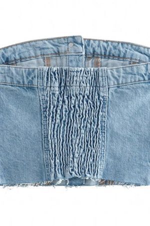 Style Core Aesthetics, New Style Trends - Denim Corset Top