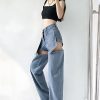Style Core Aesthetics, New Style Trends - Detachable Straight Leg Jeans