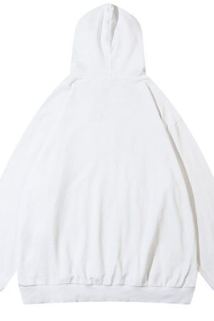 Style Core Aesthetics, New Style Trends - 'Devil Teeth' Embroidery Hoodie