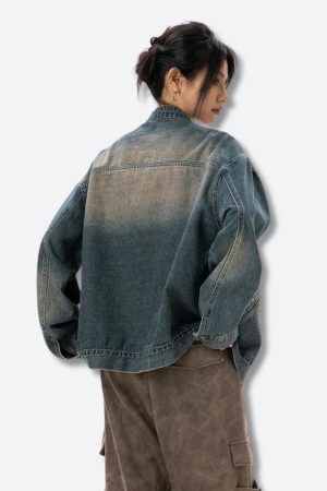 Style Core Aesthetics, New Style Trends - Distressed Denim Jacket