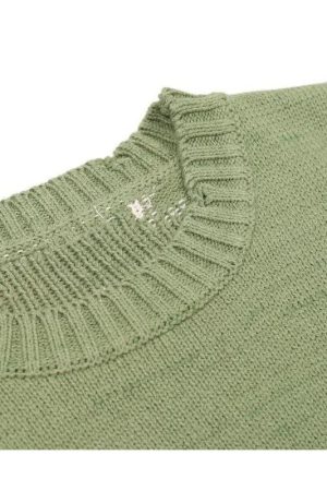 Style Core Aesthetics, New Style Trends - Distressed Oversized Skeleton Knit Sweater