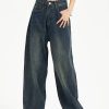 Style Core Aesthetics, New Style Trends - Distressed Pockets Wide Leg Baggy Jeans