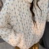Style Core Aesthetics, New Style Trends - Ditsy Floral Print Zip Up Jacket