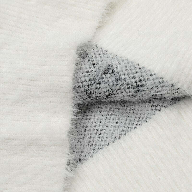 Style Core Aesthetics, New Style Trends - 'Dominate' Furry Knit Cotton Sweater Style Core Aesthetics, New Style Trends - 'Dominate' Furry Knit Cotton Sweater