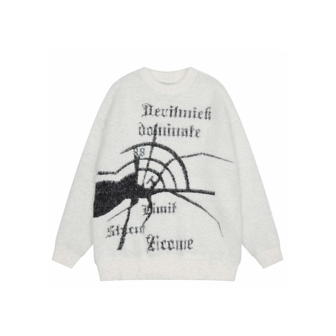 Style Core Aesthetics, New Style Trends - 'Dominate' Furry Knit Cotton Sweater Style Core Aesthetics, New Style Trends - 'Dominate' Furry Knit Cotton Sweater