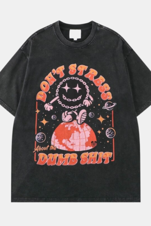 Style Core Aesthetics, New Style Trends - 'Don't stress' T shirt
