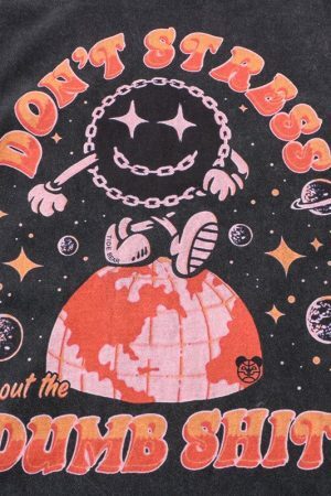 Style Core Aesthetics, New Style Trends - 'Don't stress' T shirt
