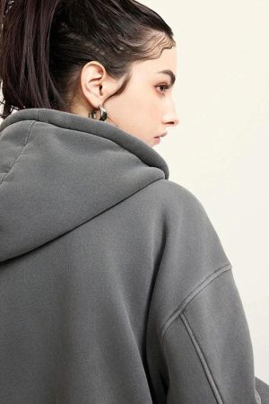 Style Core Aesthetics, New Style Trends - Double Zip-Up Cropped Hoodie