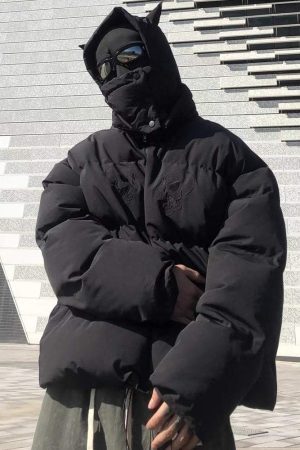 Style Core Aesthetics, New Style Trends - Doudoune avec corne