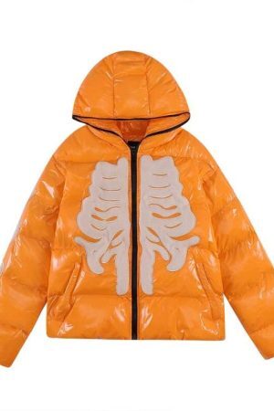 Style Core Aesthetics, New Style Trends - Doudoune squelette