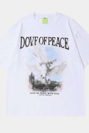 Style Core Aesthetics, New Style Trends - 'Doves' T shirt