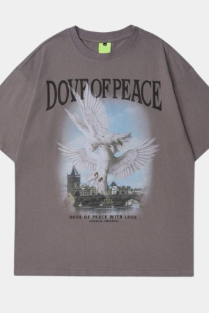 Style Core Aesthetics, New Style Trends - 'Doves' T shirt