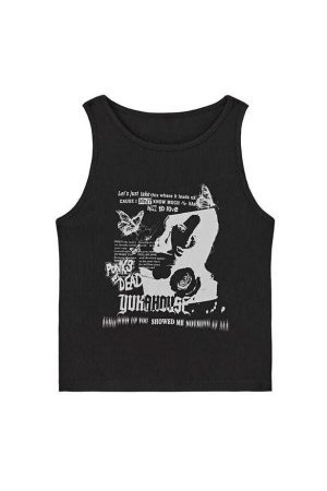 Style Core Aesthetics, New Style Trends - Downtown Aesthetic Ribbed Top